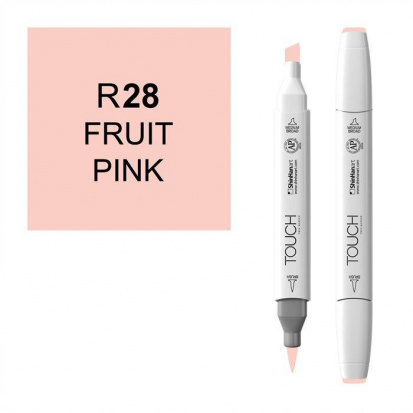 Маркер "Touch Brush" 028 розовый фрукт R28